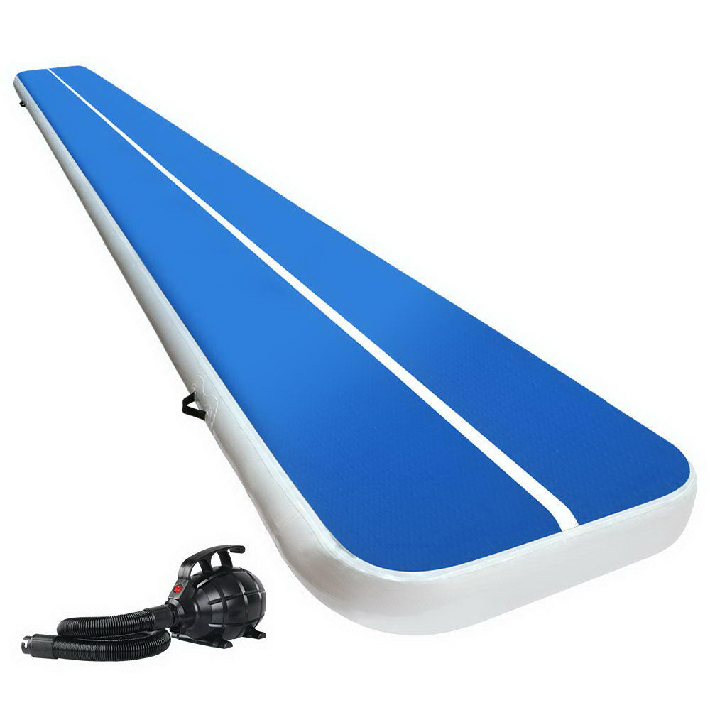 Everfit 6X1M Inflatable Air Track Mat 20CM Thick with Pump Tumbling Gy ...